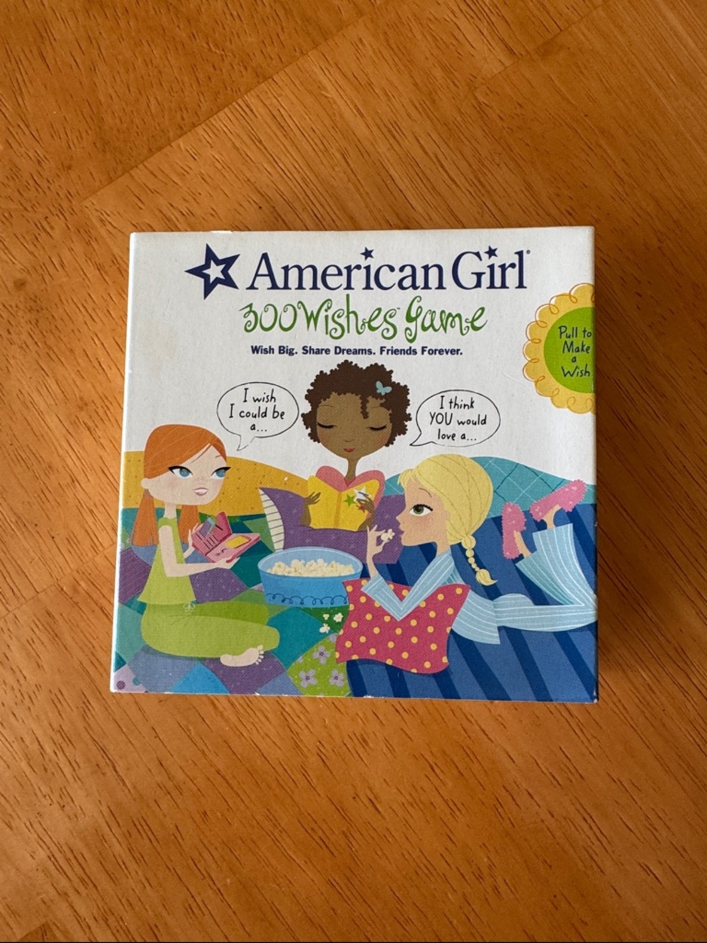 American Girl 300 Wishes Miniature Game for your doll! Game includes items shown